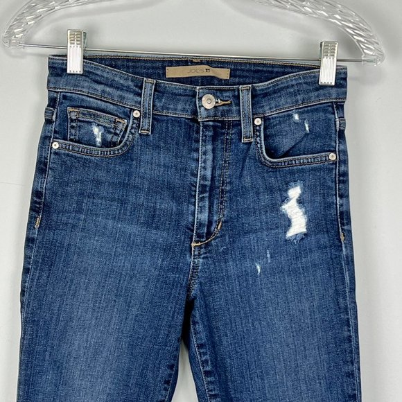 Joes Jeans Womens High Rise Skinny Ankle Jeans Michelle Distressed Wash size 24 - Picture 2 of 14